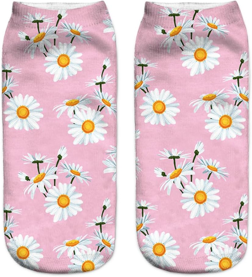 Benefeet Sox Funny Socks Ankle Teen Girls Womens Crazy 3D Print Patterned Socks Sloth Avocado Llama Gifts Cute Short Sock - Image 3