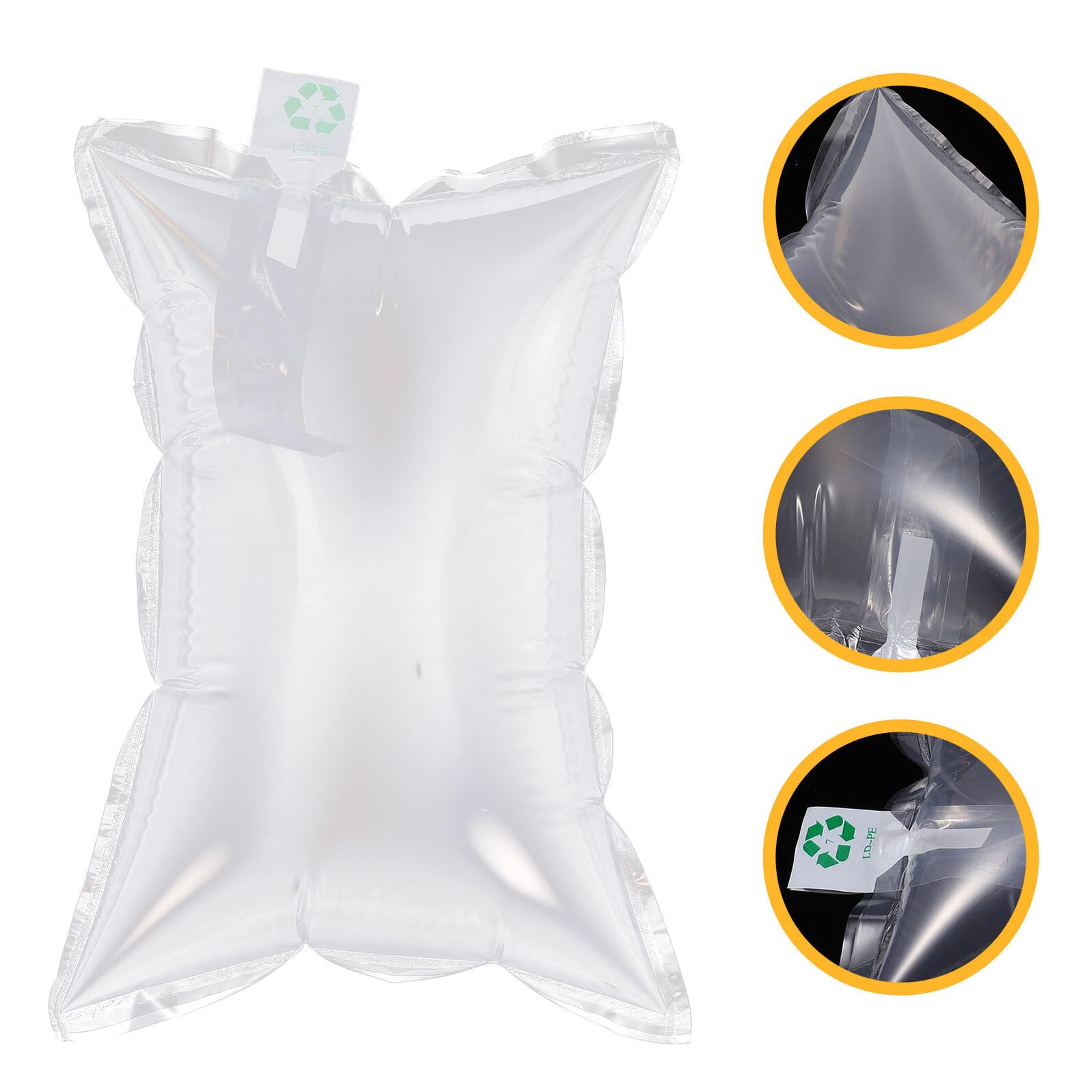 BESTonZON Lot De 100 Paquet Gonflables D’emballage 25x40 Cm En Film Anti-collision, Coussins D’air Légers Et Recyclables Pour Protection Fragile, Calage Sécurisé Pour Expédition Et Emballage