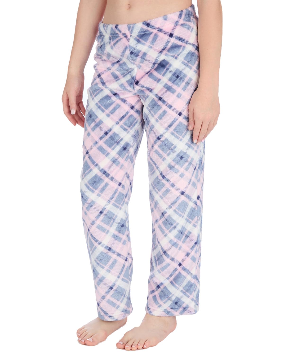 Undercover Girls Soft Fleece Lounge Pants 15C677 Blue Check 13 Years