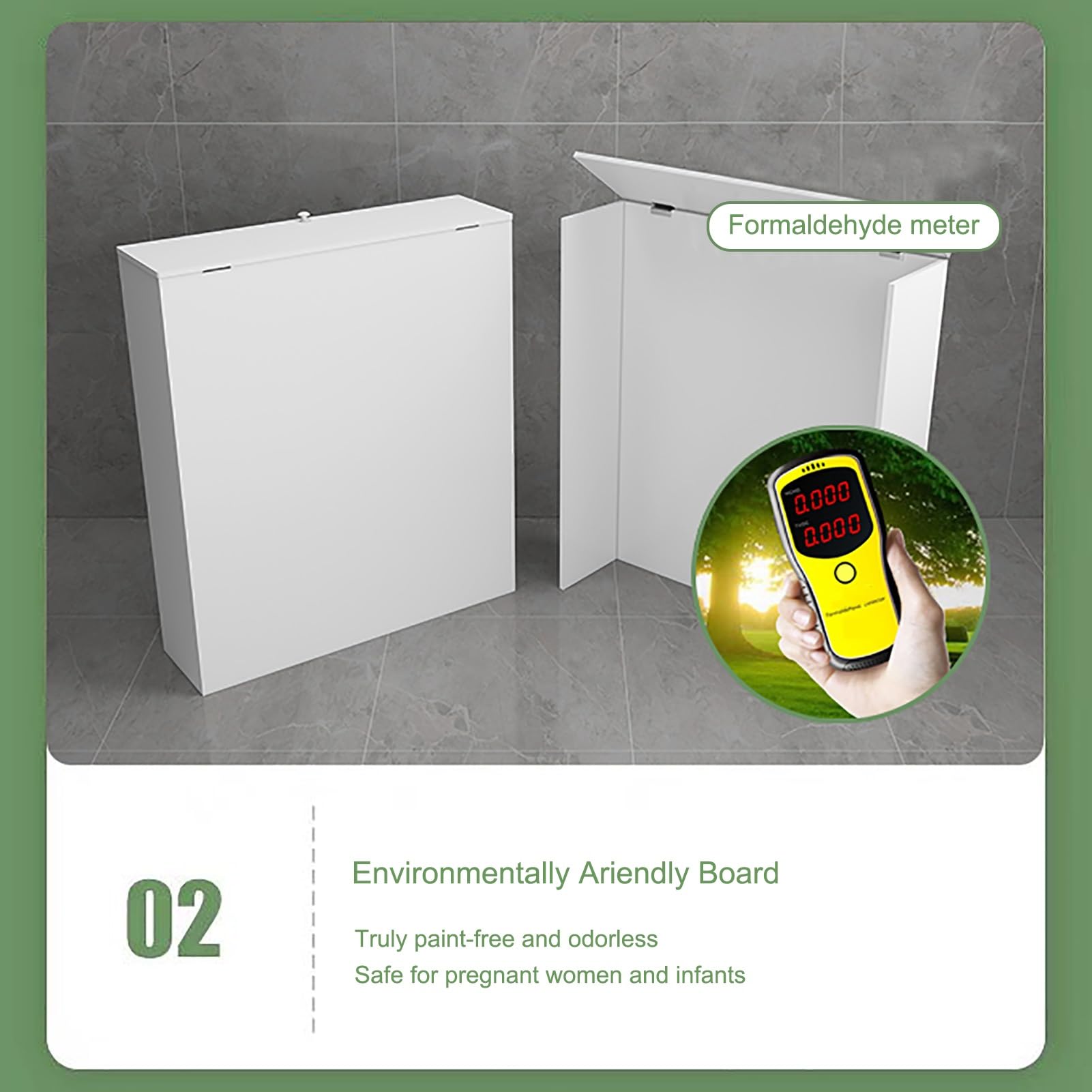 Generico Copritermosifone Moderno, mobiletto riscaldante in PVC e Legno per casa e Ufficio, Elegante Protezione per radiatori, Tubi e scatole elettriche, 60x40x20 cm / 24x16x8 Pollici