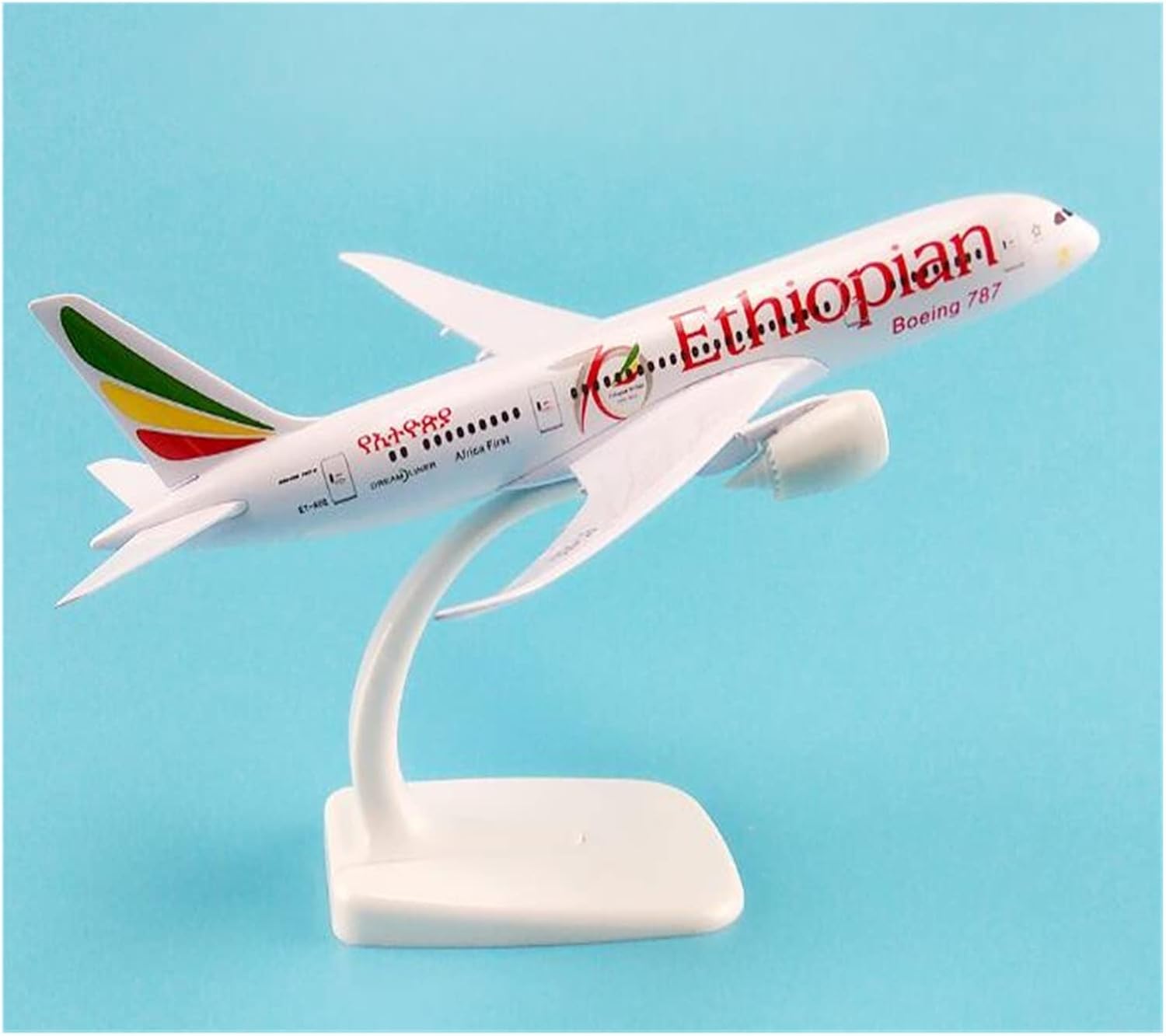 Fit for Boeing 787 Aviation Aircraft B787 Airways 20cm Metal Alloy Model with Bracket Hobby Playgame Kit