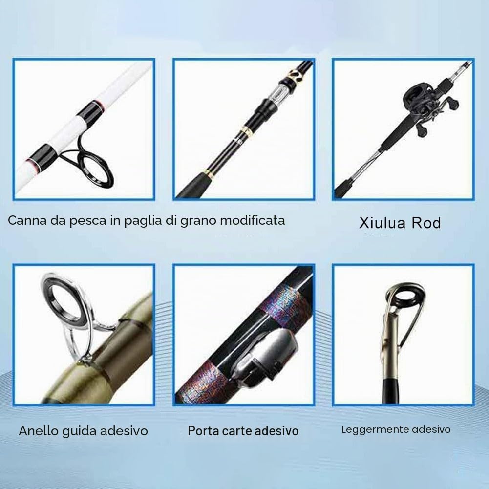Kit di riparazione per canne da pesca, 50 ml, resina epossidica, perfetto per pali secondari in mare e strada (trasparente)