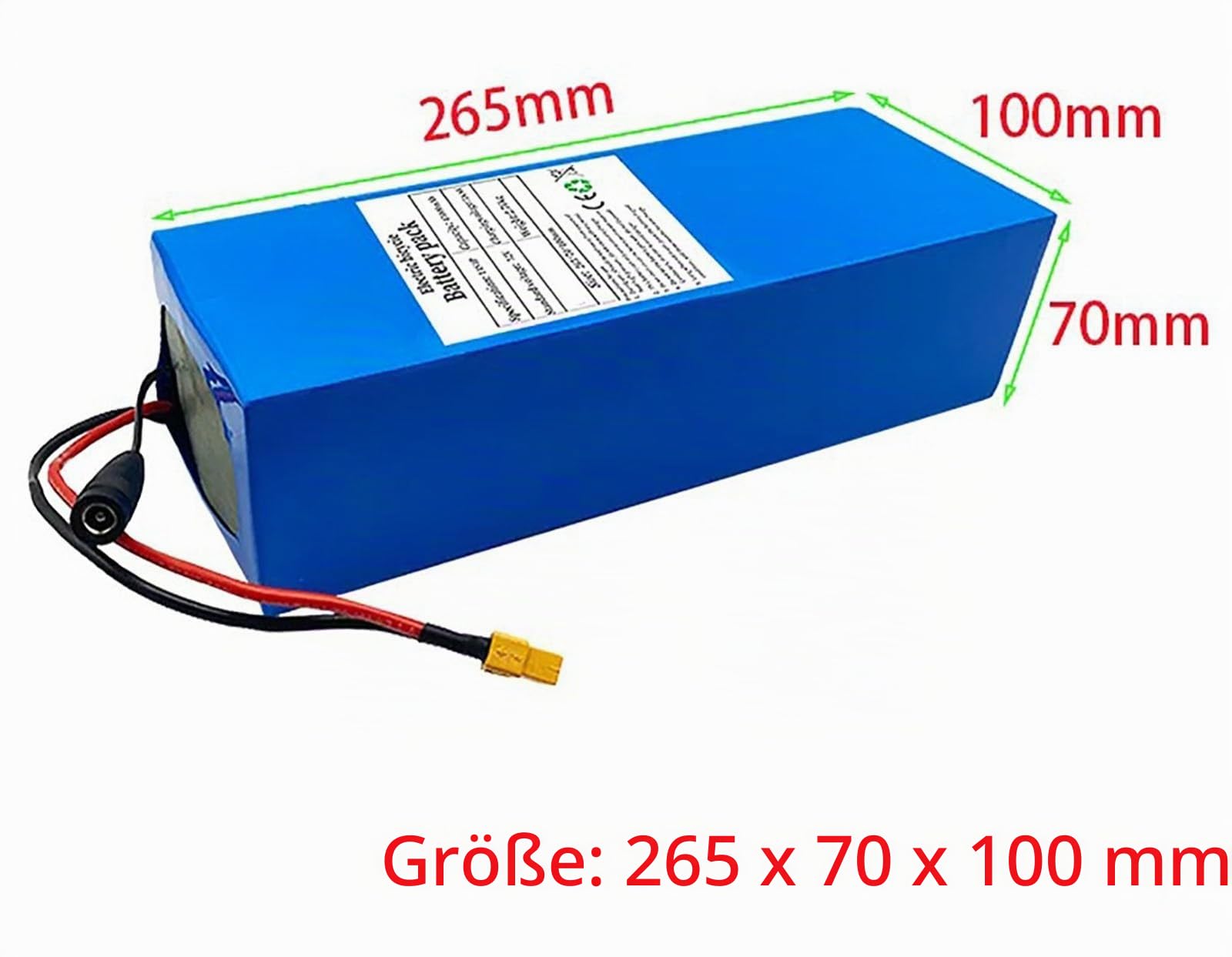 52V 45Ah E-Bike Akku Hochleistungsakku 52V 14S4P Elektrofahrradbatterie Mit Ladegerät Und BMS High Power Batterie Für 200W-2300W Motor