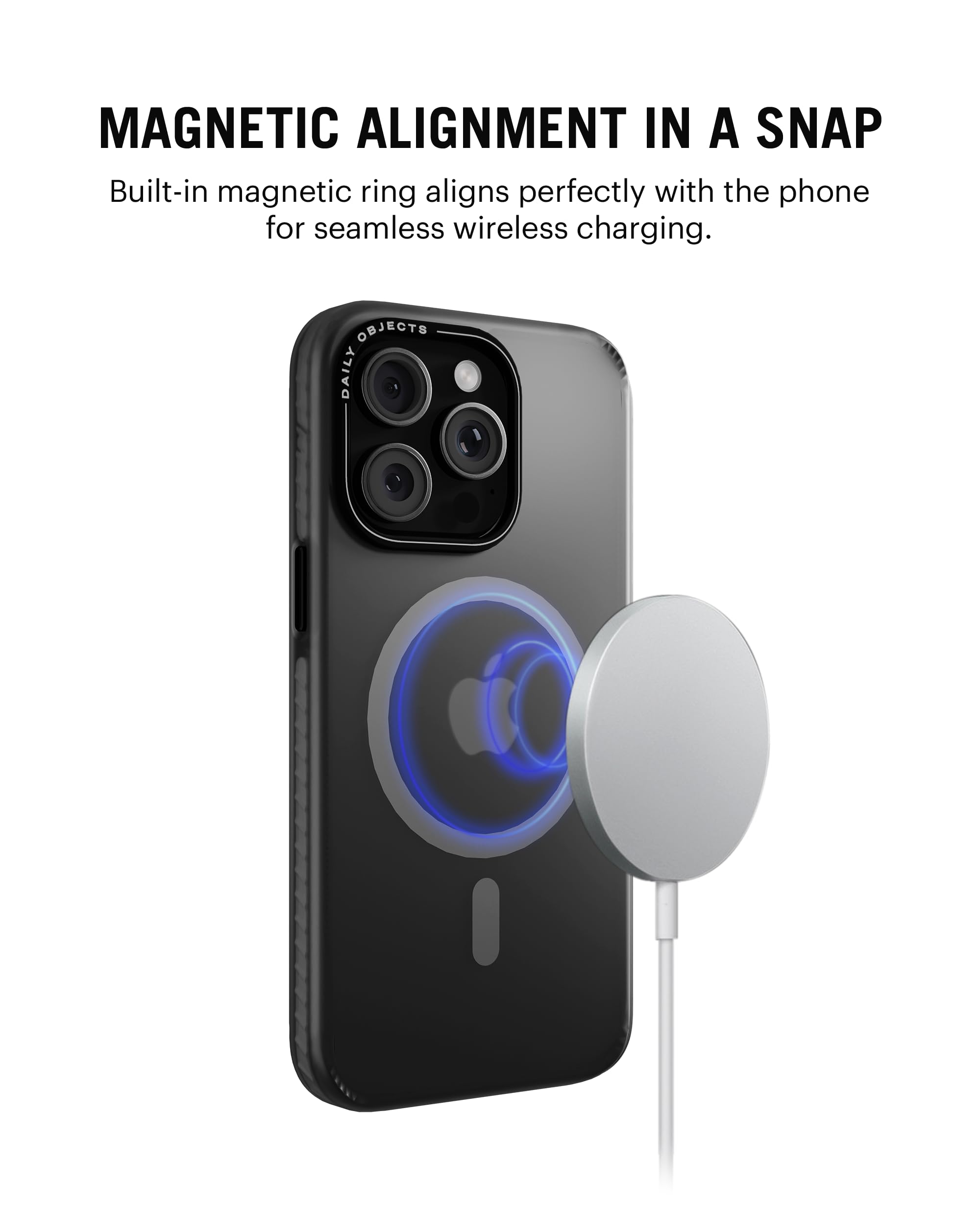BARALARIQIU Magnetica Cover per iPhone 13 Pro Max Trasparente PC Rigido Antiurto Compatibile con MagSafe Custodia Giallo