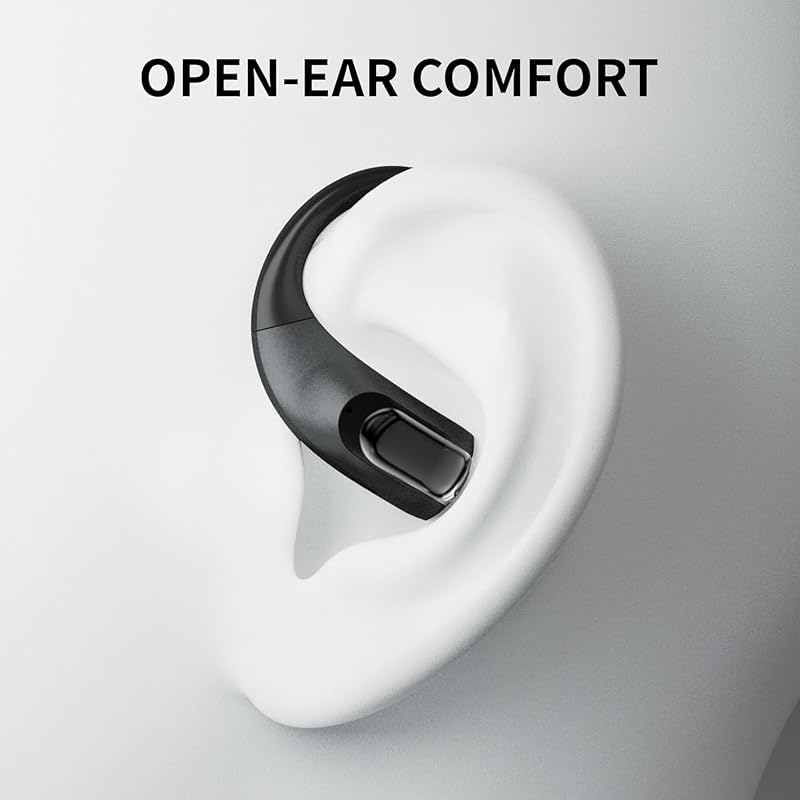 Wireless Open-Ear Headphones,Lightweight EarHooks-Style Earbuds,Bluetooth5.4 Wireless Earphones,48H Playtime, IPX4 Waterproof Running Headphones for Gym image 3