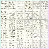 【Verschiedene Stile für Ihre Bedürfnis】 Diese Nagel Nagelsticker Set gibt es insgesamt 54 Stück selbstklebende Nagelabziehbilder in verschiedene farbenfrohe, reichlich und vorhandene Stile, mit denen Sie zwischen verschiedenen Mustern nach ihre Lieblingst wählen können.