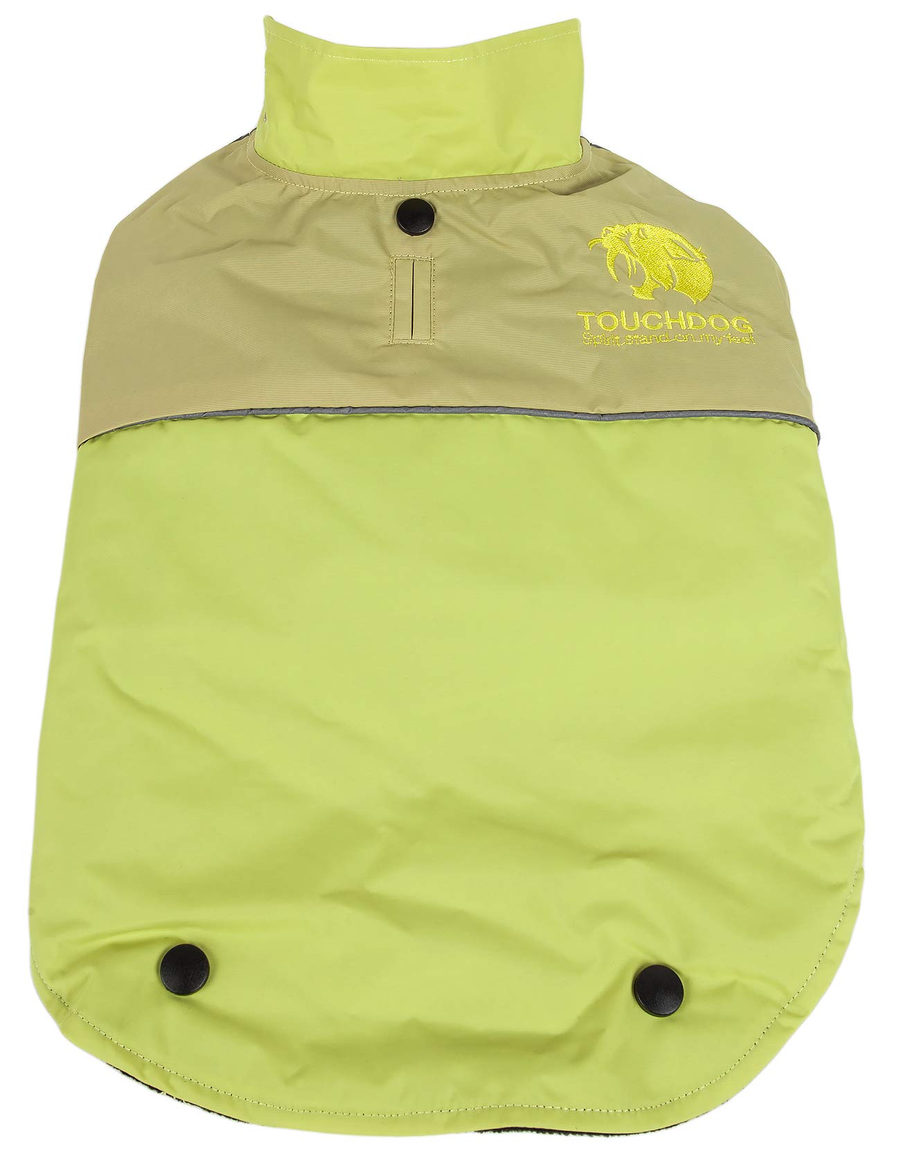 Touchdog Lightening-Shield Impermeabile 2-in-1 Convertible Dog Jacket W/Blackshark Technology