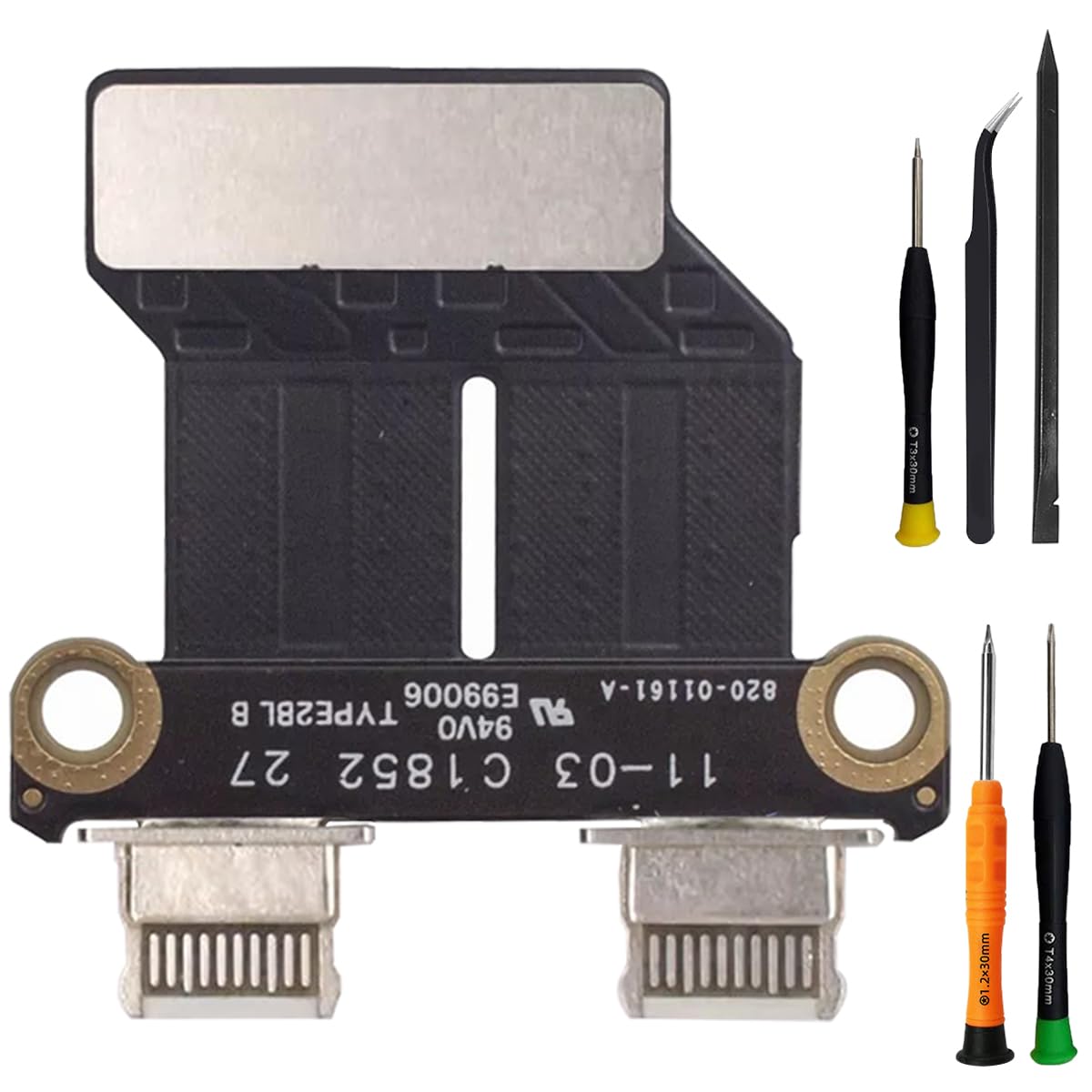 Złącze gniazda zasilania DC I/O USB-C Board Wymiana portu ładowania 923-02813 do MacBooka Air 33.0 cm A1932 2018 2019 A2179 2020 A2337 2020 820-01161-A 821-01658-A 820-011161-A 820-011161-A