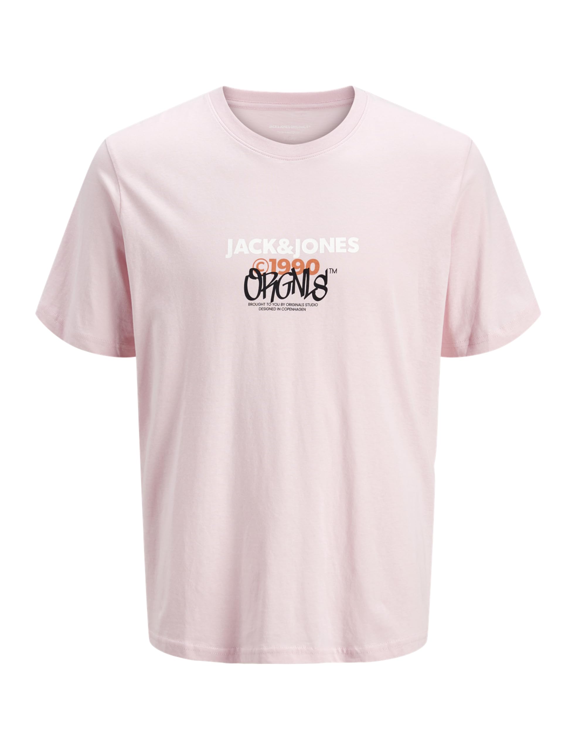 JACK & JONES Jorbushwick Tee SS Crew Neck FST, Fairy Tale, S