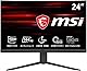MSI ゲーミングモニター VA湾曲パネル 144Hz 23.6インチ スリムベゼル 高い色再現性 フルHD/1ms/FreeSync Premium/HDMI/DP Optix G24C4