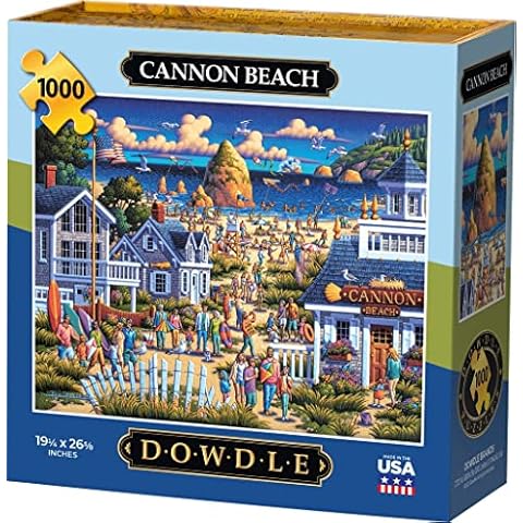 Dowdle Jigsaw Puzzle - Cannon Beach - 1000 Piece Cover