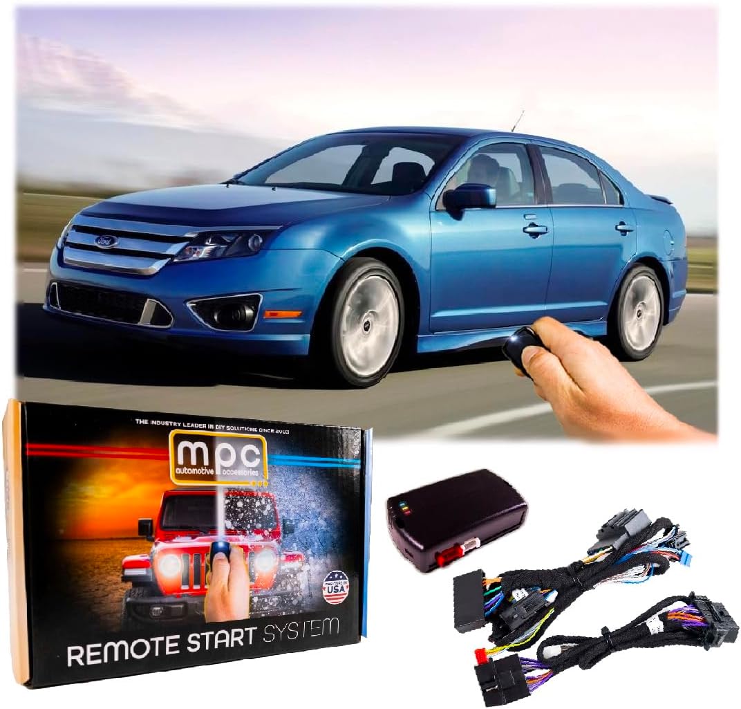Remote Start Compatible with Ford Fusion 2010 2011 2012 || Plug & Play T-Harness || No Honk Kit || No Wire Splicing! || USA Tech Support