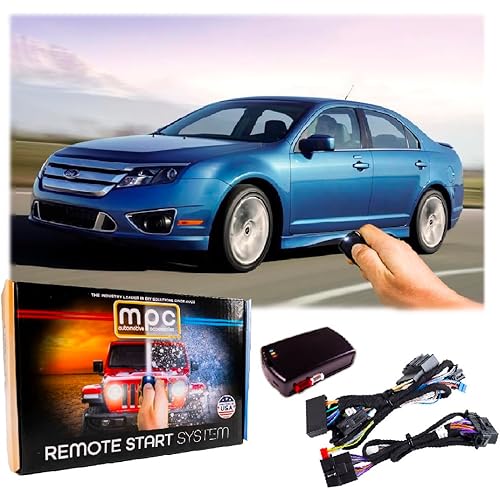 MPC Remote Start for Ford Fusion 2010 2011 2012 || Plug N Play T-Harness || Press OEM Fob 3X Lock to Start || No Wire Splicing! || USA Tech Support