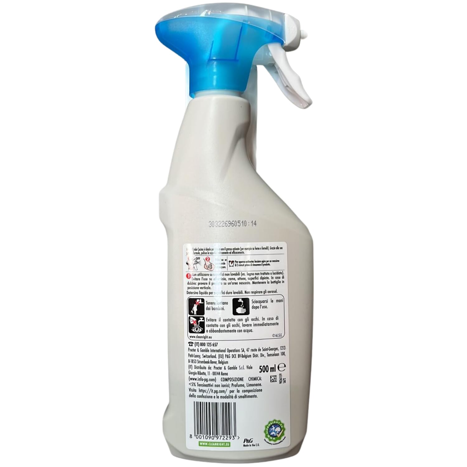 Sgrassatore Antigrasso con Essenza di Agrumi 500 ml – Pulizia Profonda in Cucina – Variazioni 4/8/12 Pezzi (12)