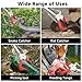 Snake Grabber 50 in, Snake Tongs Grabber Collapsible, Professional Reptile Snake Catcher Wide Jaw Handling Tool, Stainless Steel Snake Hook Long Reach Grabbers for Camping, Garden and Emergency Use