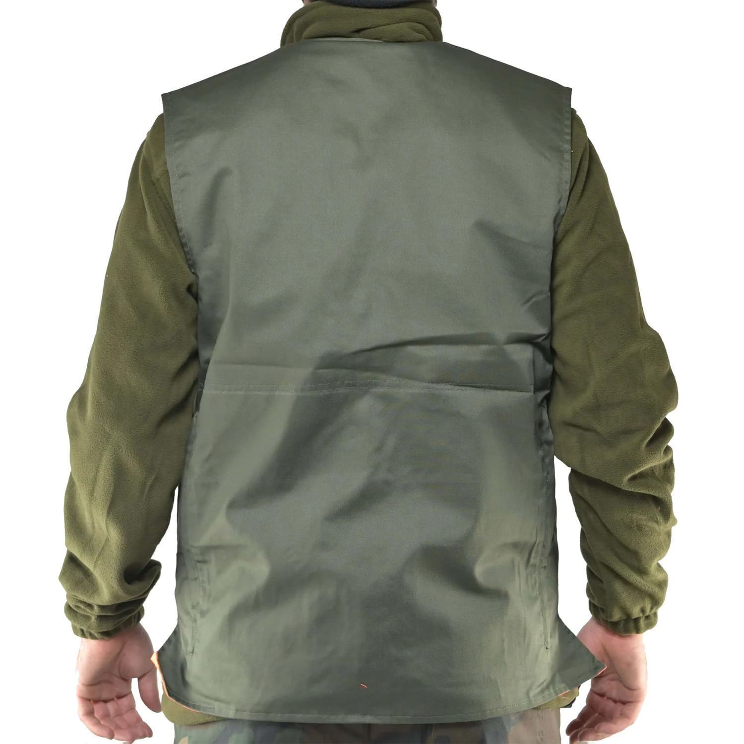 fratelliditalia.org Gilet Cinghiale Double Face verde arancio caccia arancione cacciatore tasconi sportivo