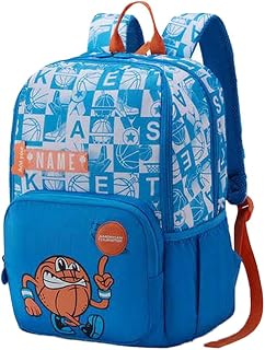 American Tourister Diddle 3.0, 21 L Volume 4 Compartment School Backpack with Front Organizer and Spacious Interiors for G... Price In India