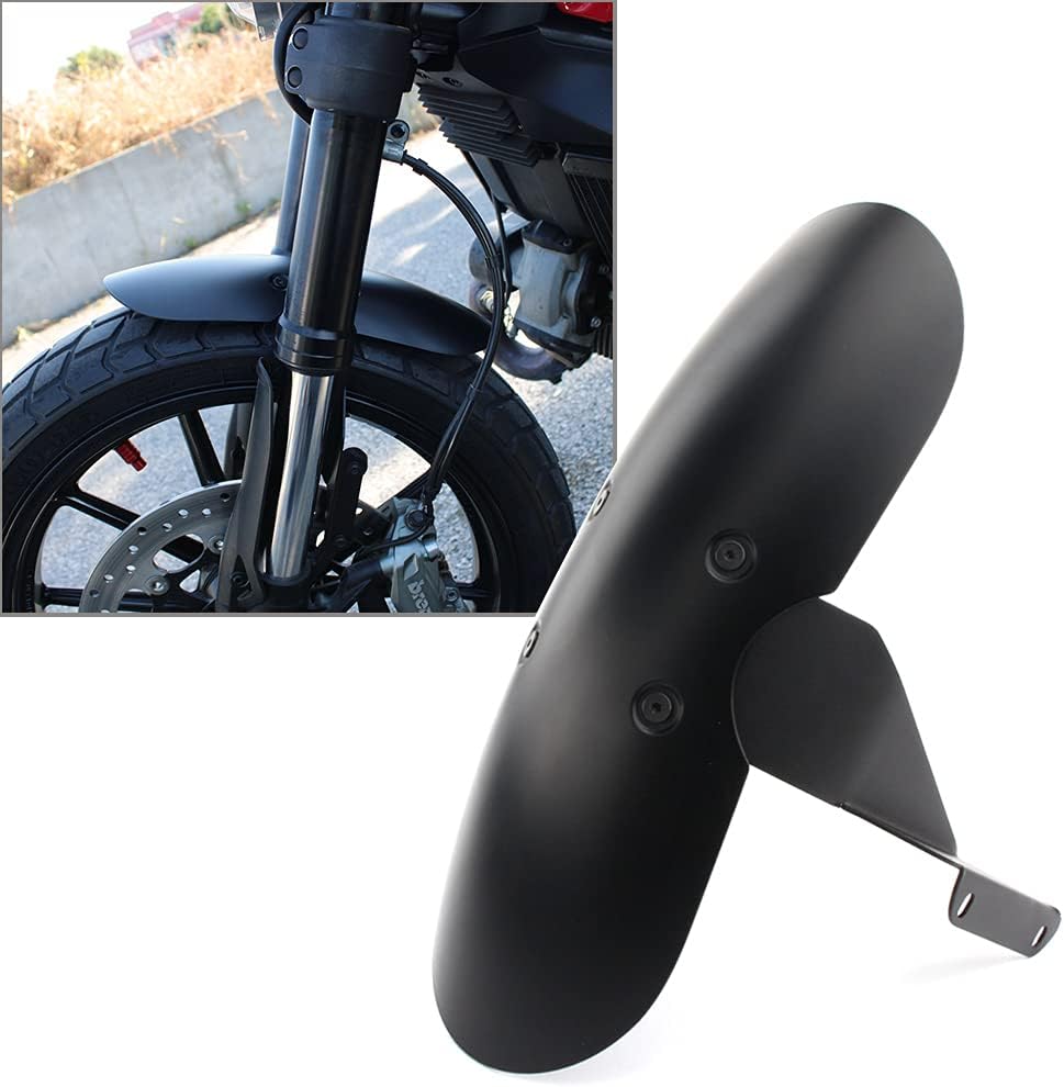 Rbanna1 Powersports Mudguards Motor Front Short Mudguard Mud Guard for Ducati Scrambler 800 / Cafe Racer/Classic / Sixty2 / Street Classic/Icon