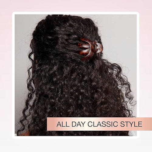 Miniatura 8 de Clip de empuñadura sin resbalón de pulpo de Scunci Negro y Carey