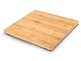 Soehnle Style Sense Bamboo Magic, digitale Holzwaage aus echtem Bambus, Waage...
