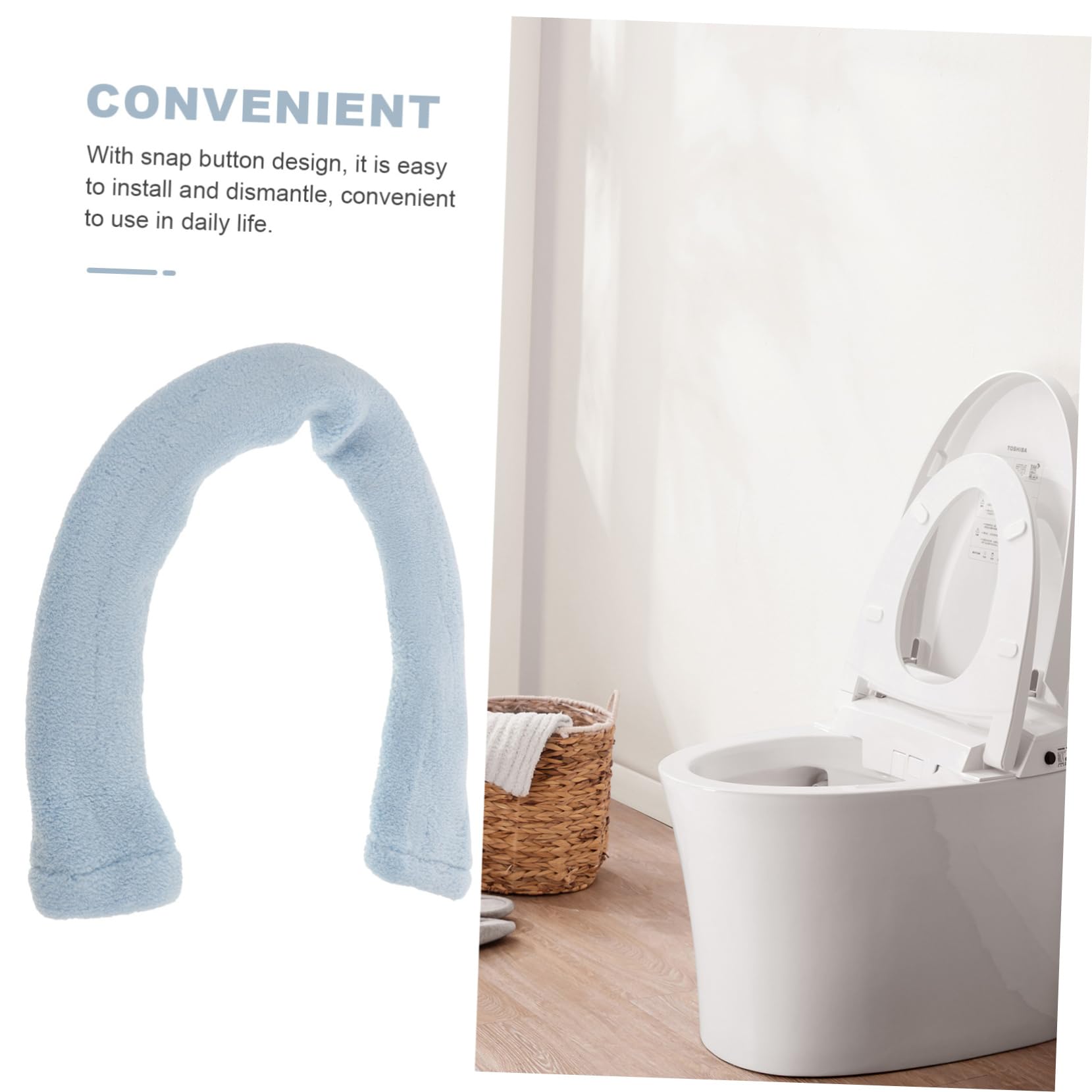 ABOOFAN Toilet Seat Pad Toilet Cushion Toilet Pad Plush Toilet Seat Cover Stainless Steel Espresso Cups Heating Square Toilet Cover Bathing Accessories Black Sake Cups Round Toilet Mat