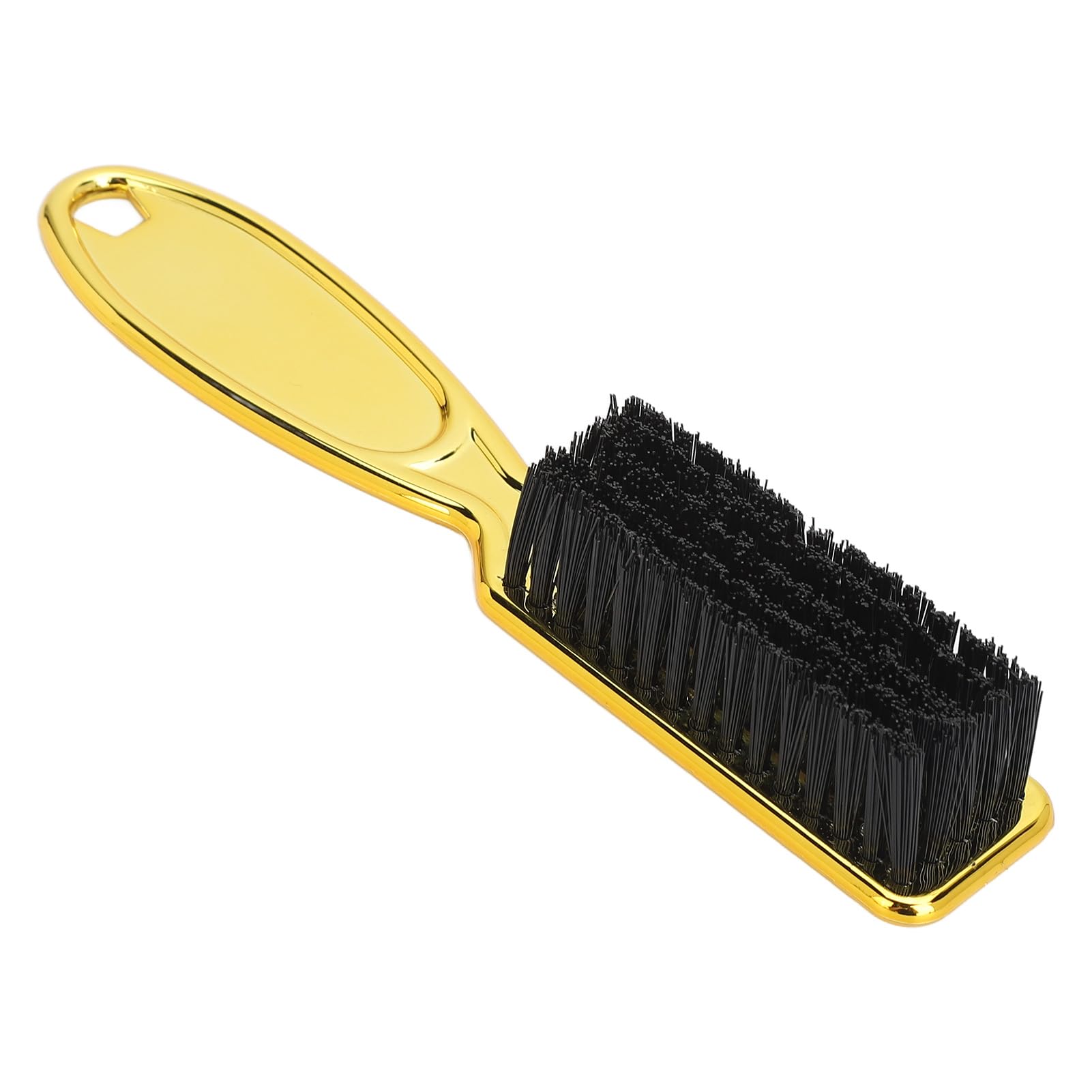 Spazzola per Pulizia Clipper Uomo con Setole Rinforzate e Manico Ergonomico per Barbieri e Stilisti Placcatura Oro 5pz