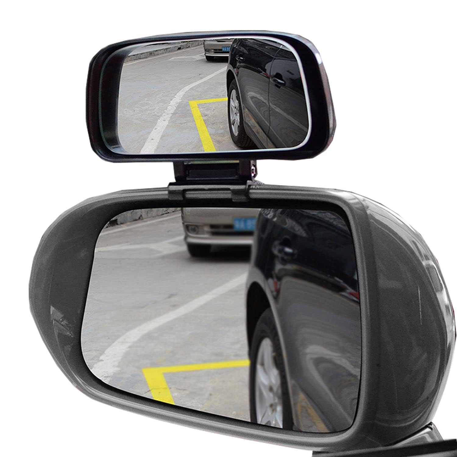 Sponsored Ad – Khazna Blind Spot Mirror - Side Mirror Wide Angle Mirror, HD Glass Convex 360 Degree Rotation Car Rear Auxiliary Mirror with Adjustable Sticker Automotive Exterior Accessories for Cars Trucks（2 PCS）