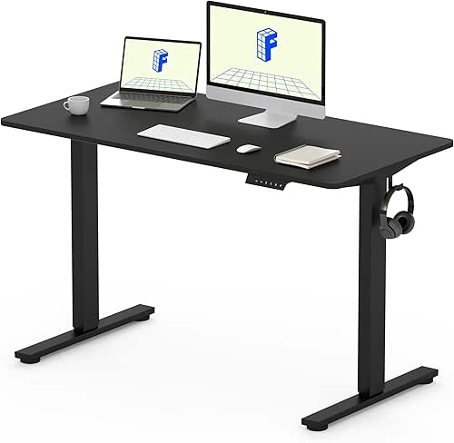 FLEXISPOT H1B Bureau Debout à manivelle réglable en Hauteur-Capacité de