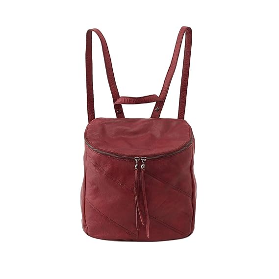 Hobo Women's Leather River Backpack Purse (Red) Amazon.in Bags