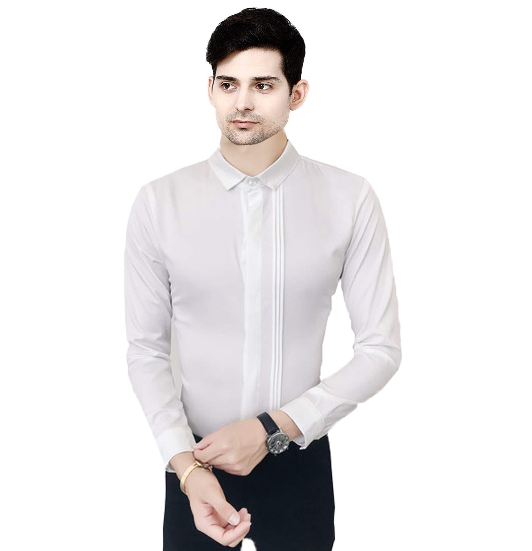 UD FABRIC Men's Slim Fit Casual Shirt