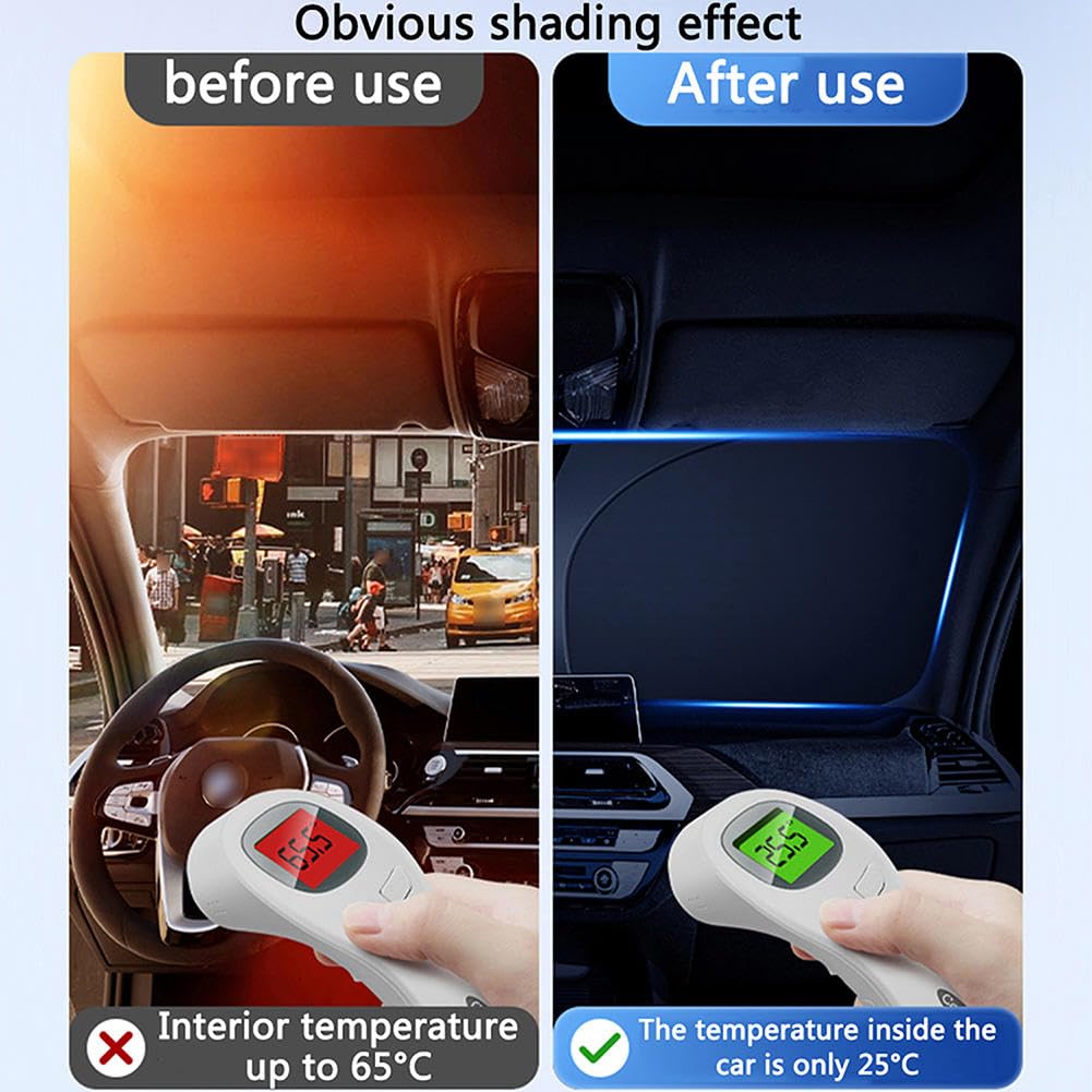 Parasol Plegable Para Parabrisas Land Rover Evoque 2012-2019 - Refleja Rayos UV Y Mantiene El Coche Fresco