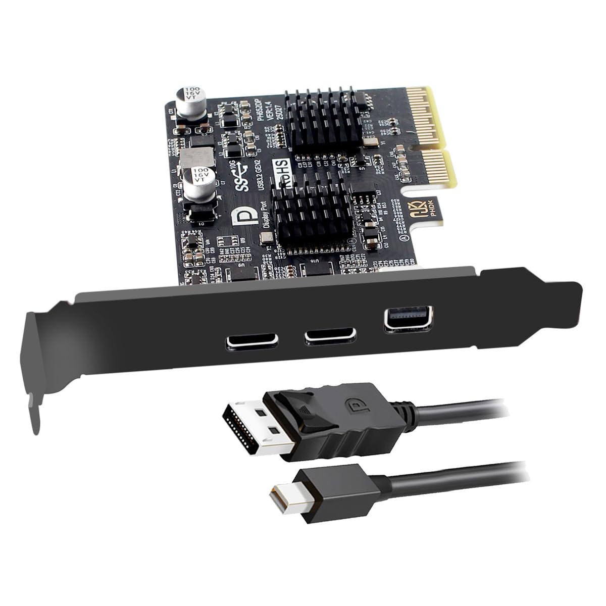 Amazon.com: CY PCI-E Express 4X & Mini Displayport 1.4 Input to