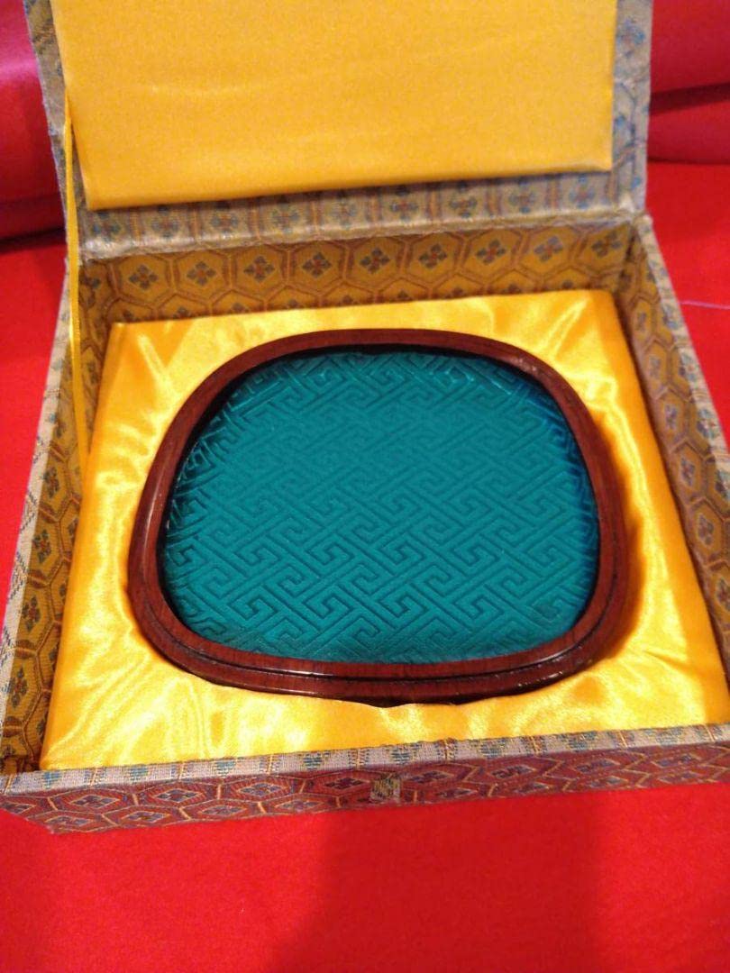 古硯 端渓 板硯 硯石 老坑 書道具 中国美術 旧坑端渓 有洞岩5×5 1/2吋硯硯石 中国美術 書道用品 書道具