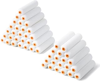 VOOMEY Foam Paint Roller,6 Inch Foam Paint Roller Covers,Pack of 48,Foam Roller Paint,Perfect for Professional Painter and DIY Use