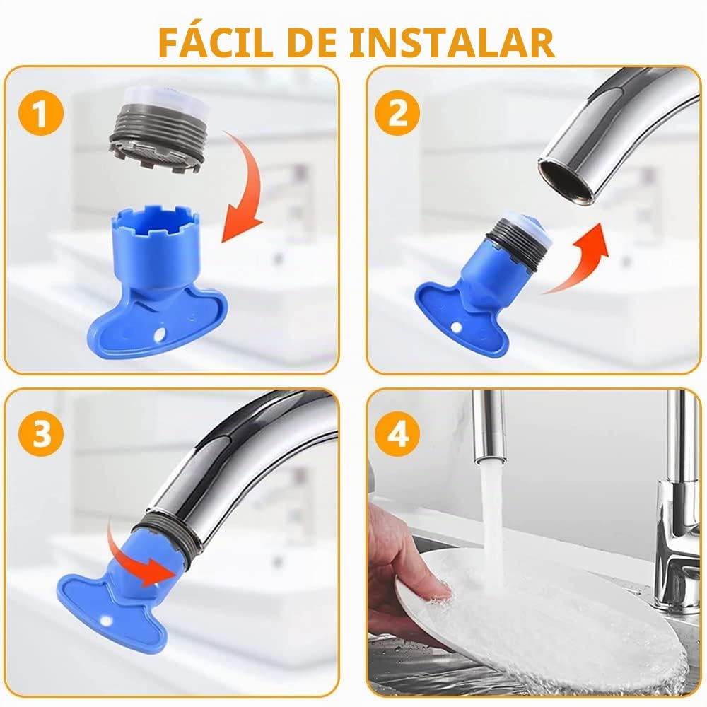 BouGPeng 16 Piezas Aireador Grifo M24 M22 M18 M16 Macho Boquilla Fregadero 24mm 22mm 18mm 16mm Aireadores con Llave Filtro Economizador de Agua para Grifo de Lavabo de Cocina y Baño