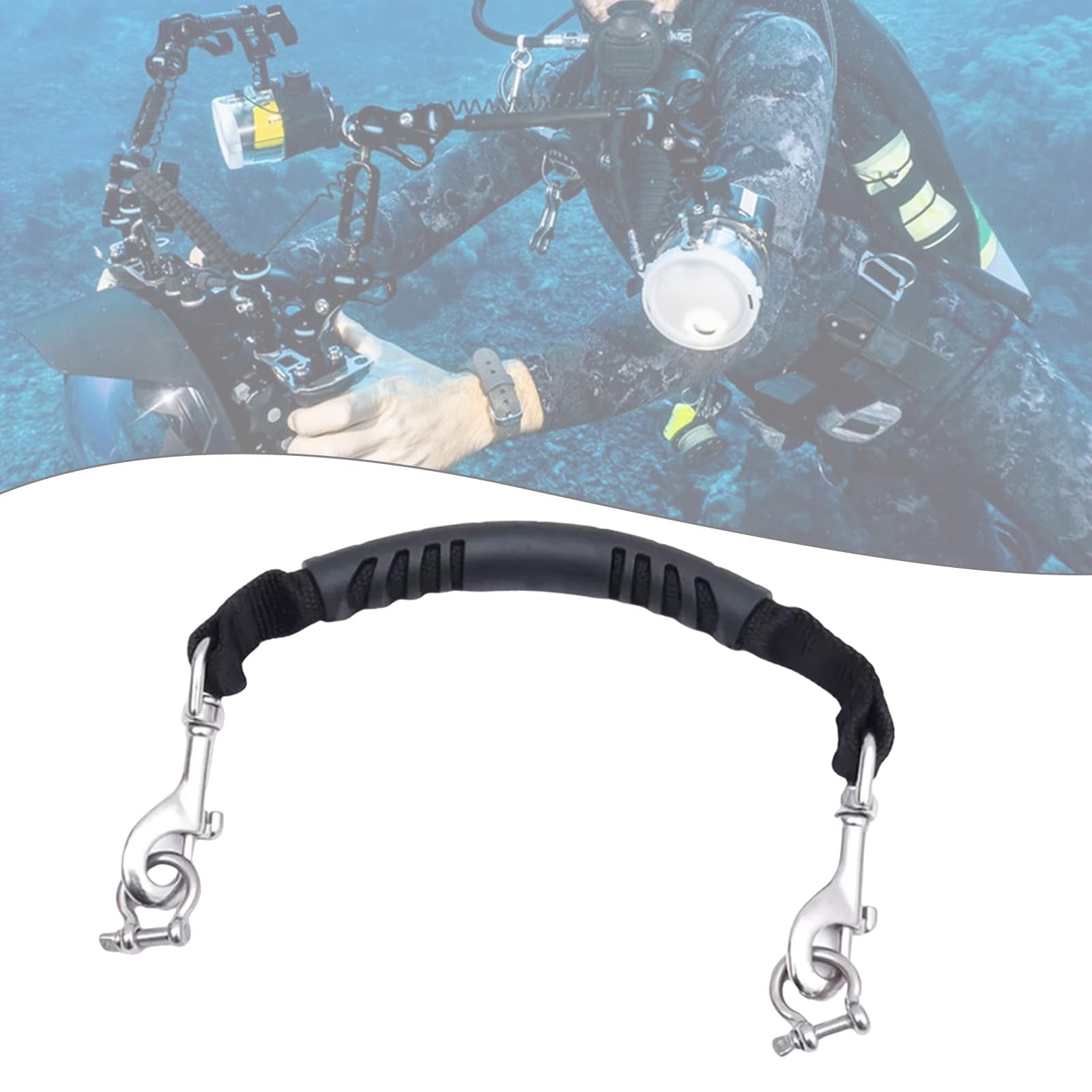 Jesscasday Underwater Camera Housing Carry Lanyard Replacement Waterproofs Case Soft Handle Diving Camera Handle Rope Enduring