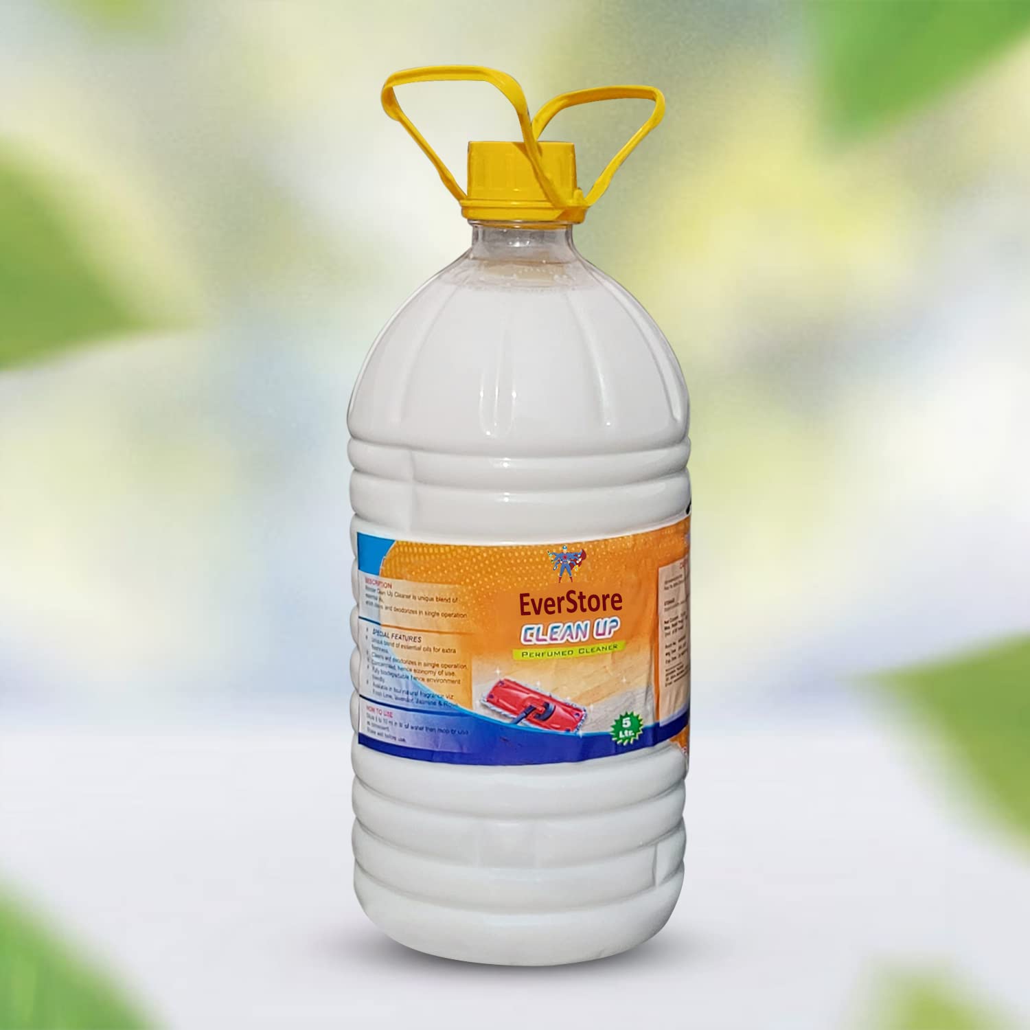 EVERSTORE White Floor Cleaner,10X Cleaning And Fragrance Phenyl Phenyl