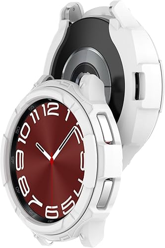 Miniatura 7 de Accesorios para Samsung Galaxy Watch 6 Classic 1.693 in 1.850 in resistente TPU Armor Case Cover Case Cover + bisel Ring Dial Protector Funda Marco