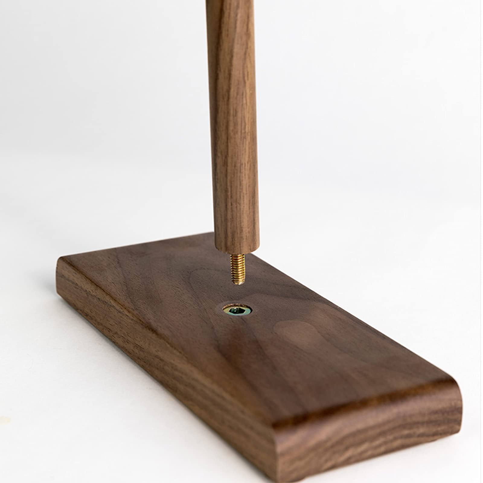 Supporto for cuffie doppio for scrivania in legno massello, supporto for da gioco(A)