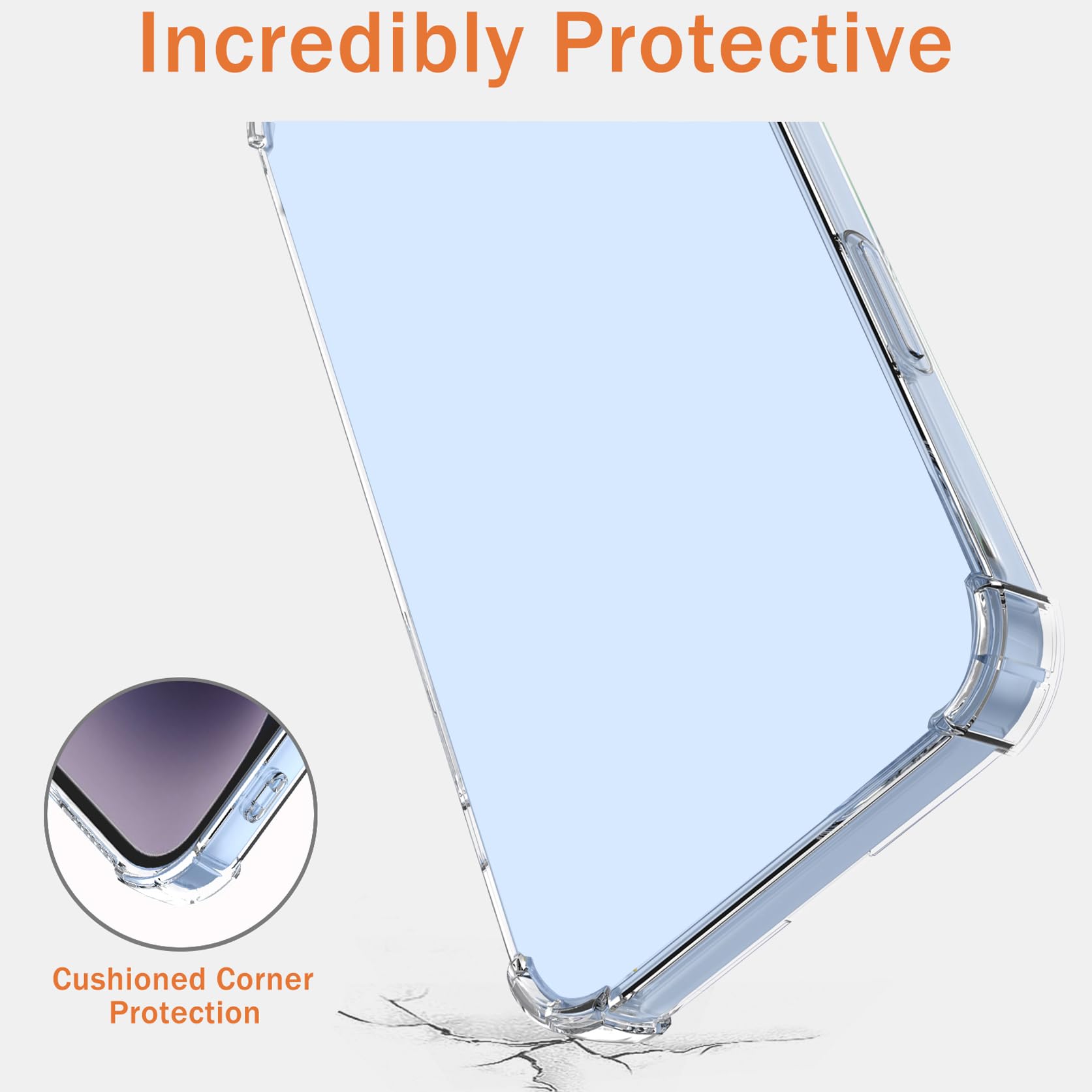 Amazon.co.jp: Samsung Galaxy S25 Plus用 ケース クリア ユニ 耐衝撃