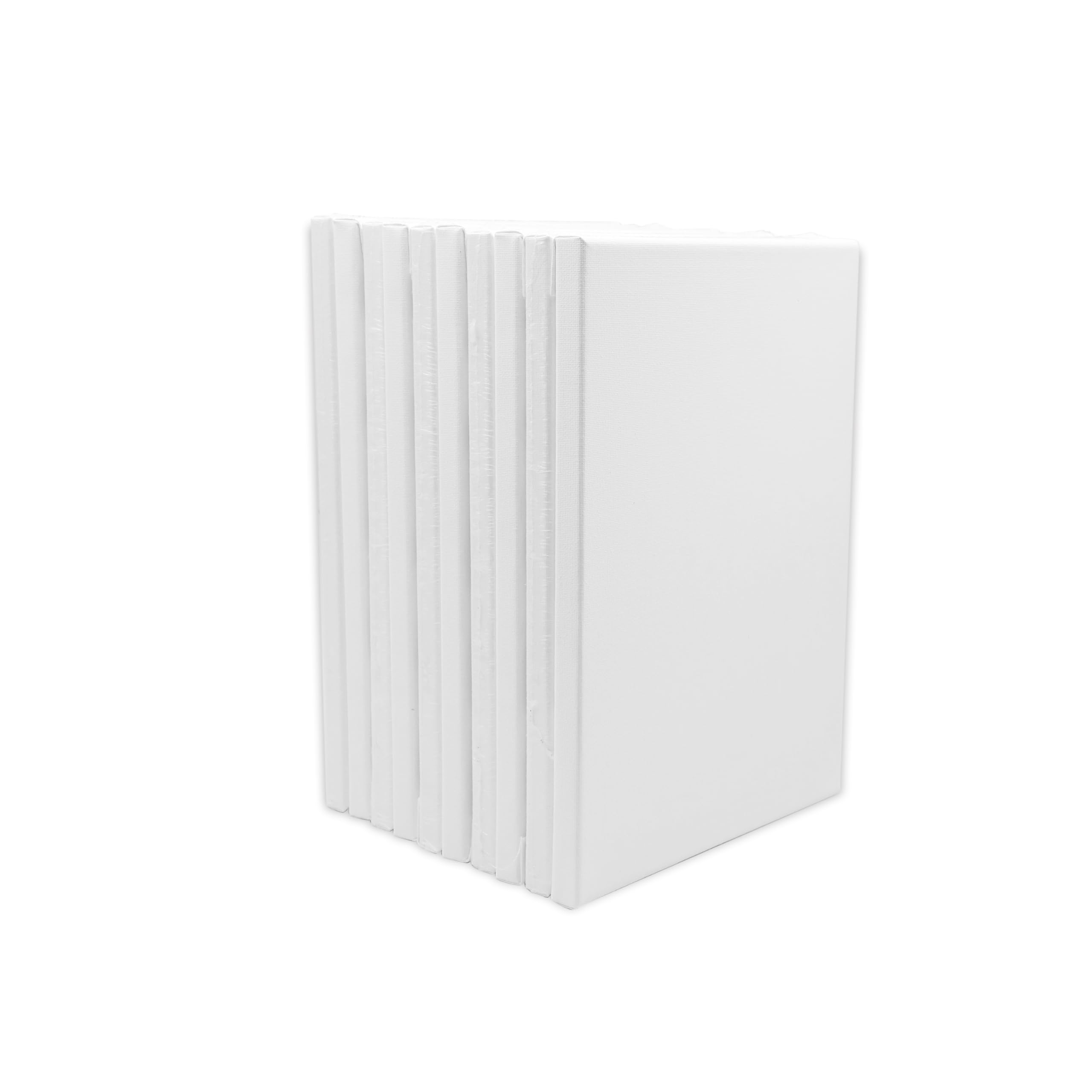 Exerz 24x30cm Pre-Stretched Canvas (10 Pack), 100% Cotton, Triple Primed, Acid-Free, Medium Grain, 1.7cm Thickness, 280 GSM - Image 3