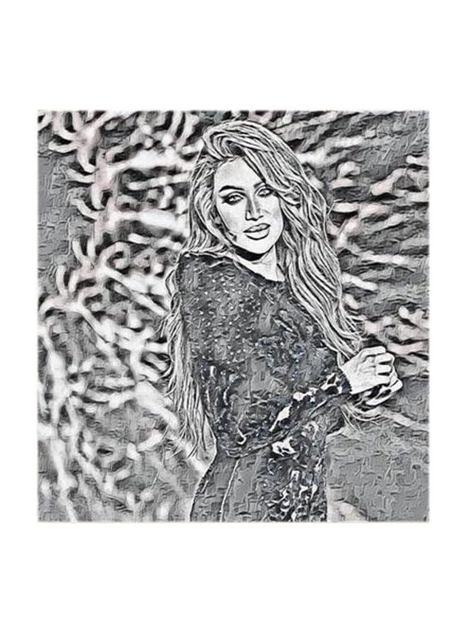 Ryn Maya Diab Mdf Wall Art Multicolour 30x30centimeter Ryart0117