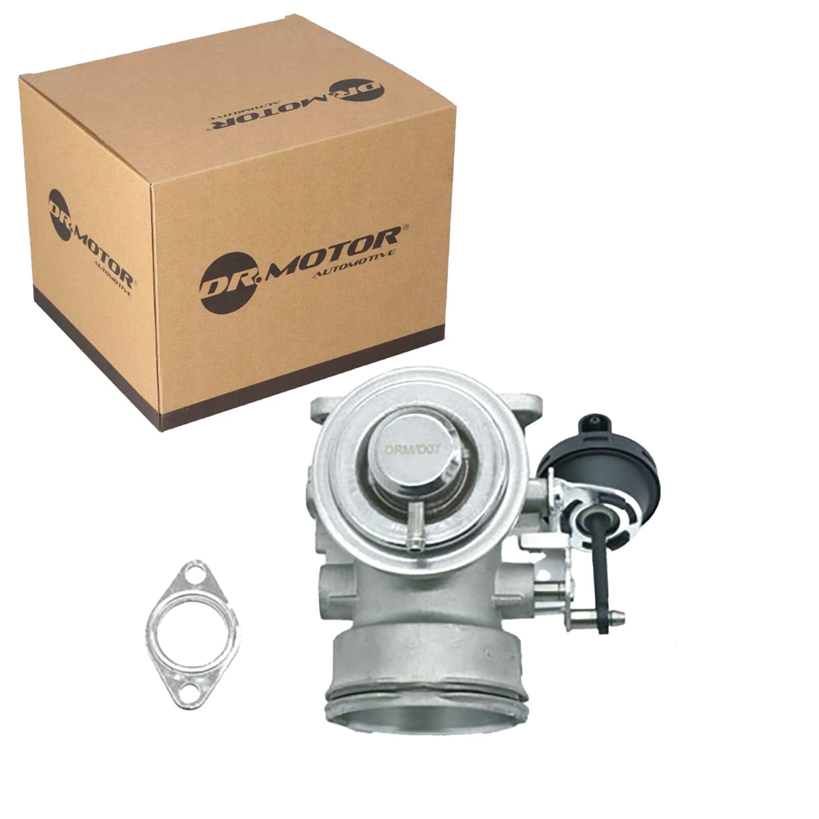 DR.MOTOR AUTOMOTIVE DRM211103 Valvola EGR con guarnizione Compatibilità con VW Transporter T5 Van 7HA, 7HH, 7EA, 7EH Transporter T5 Bus 7HB, 7HJ, 7EB, 7EJ, 7EF, 7EG, 7HF, 7EC, AUDI A4 Sedan 8E2, B6