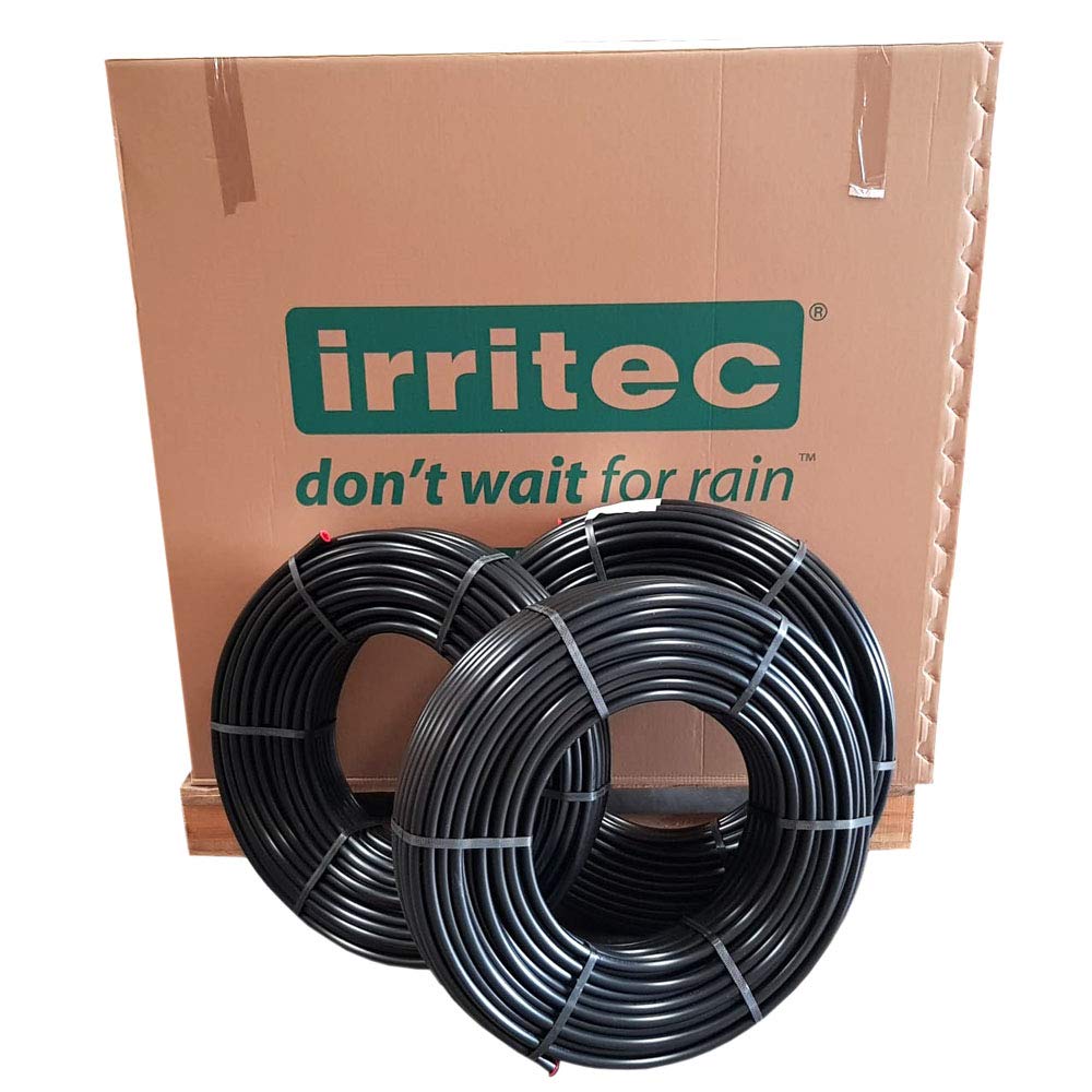 Tubería riego por goteo de polietileno Ø 16 mm x 100 metros cada rollo, color negro (PACK 1800M=18 rollos)