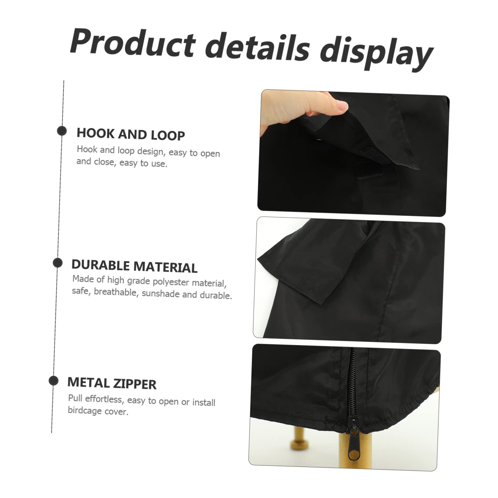 Happyyami 5piezas Cubierta Protectora para Jaula De Pájaros Bloqueo De Luz Resistente Al Frío Viento Material Transpirable para Proteger Tus Aves Ruidosos y Fríos