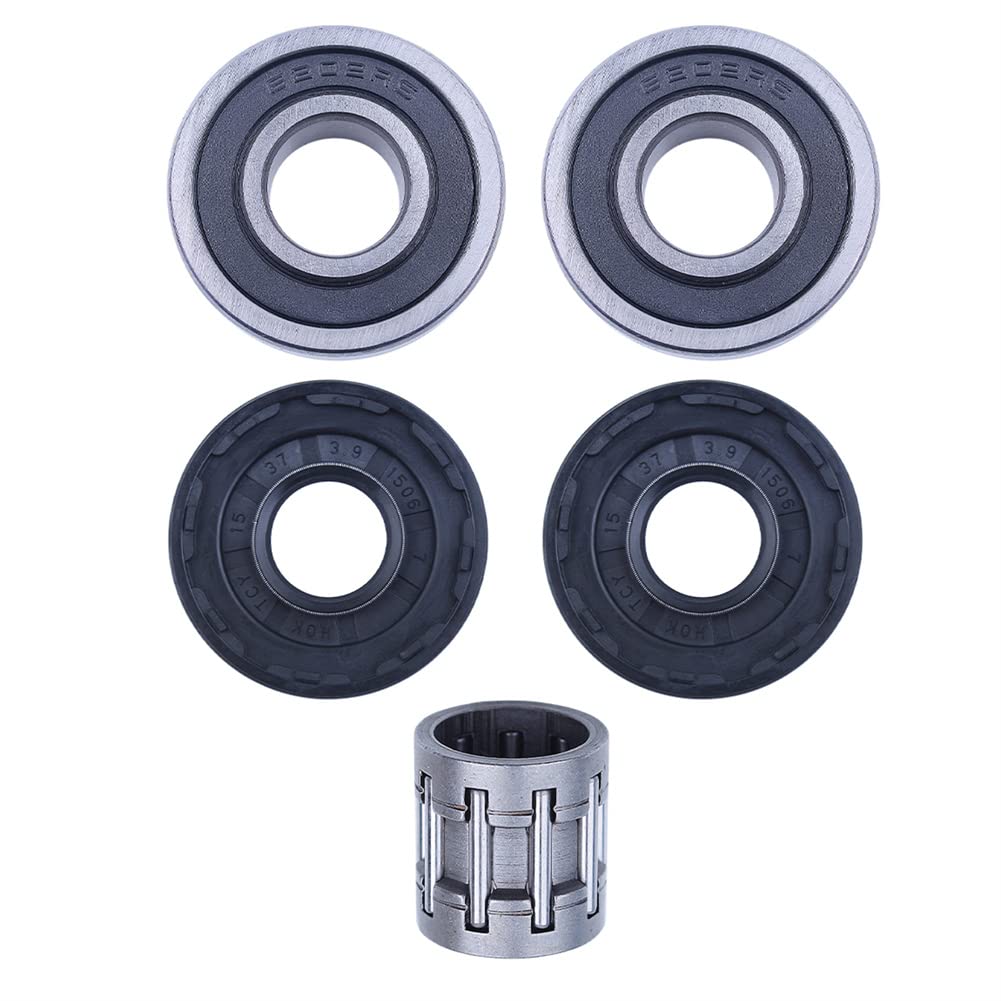 Kit de joint d'huile de roulement de vilebrequin Gubeter, pour tronçonneuse Husqvarna 445,445E,445E Ii, pour tronçonneuse Jonsered Cs2245, Cs2245 S, Cs2250 S, , 544013801, 544062001