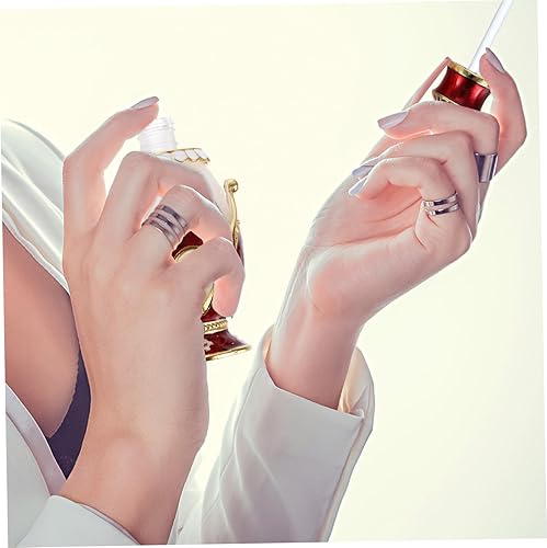 Miniatura 5 de Botella de perfume, botella de esencia, mini botella de spray de cristal árabe para mujeres, botella de perfume árabe, perfume de viaje para