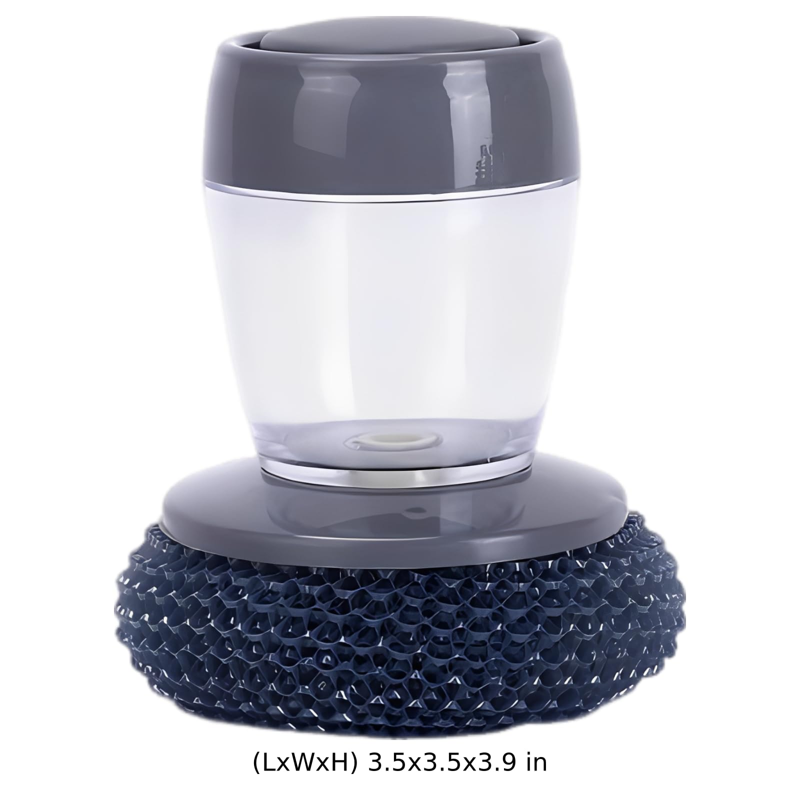 2 STK. automatische Spülbürsten mit Seifenspender, 6 PET Ersatzköpfen, 9 x 10 cm, Drahtschrubber für Töpfe, Pfannen, Herdplatten, Spülen und Fliesen, kratzschonendes Reinigungswerkzeug für die Küche