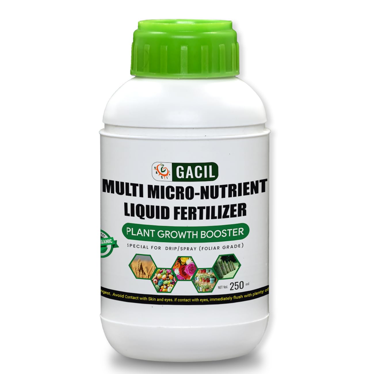 GACIL® Liquid Micronutrient Mixture Fertilizer All in One Growth Promoter for Garden Plants & Agriculture Crops 250 ml (B0C3V9VS34) Amazon Price History, Amazon Price Tracker