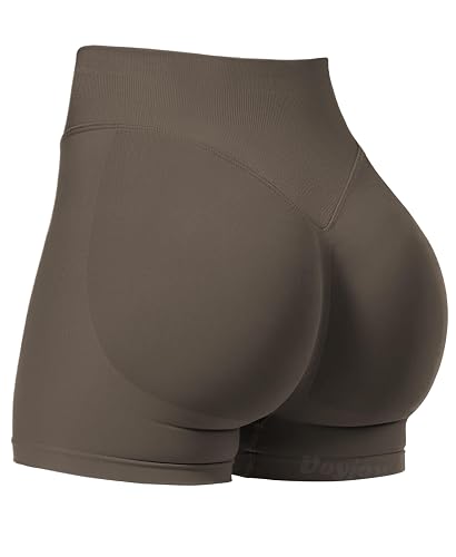 VOYJOY Women Workout Impact Shorts 2.5"/ 3.6"/ 4.5"/ 6" Scrunch Butt Lifting Gym Seamless Booty Biker Shorts